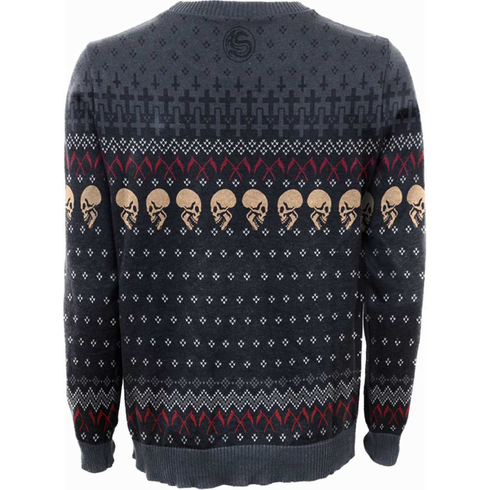 Spiral - EVIL ROCK Christmas sweater - Black